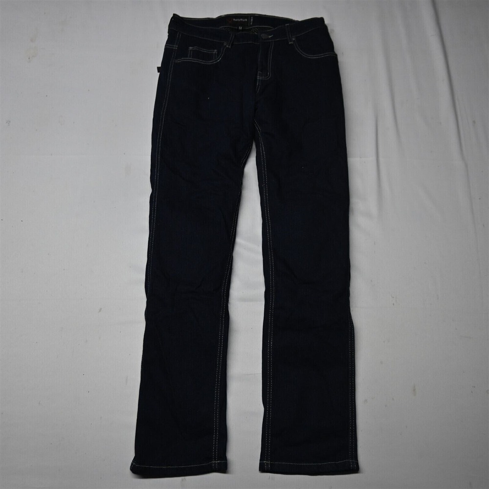 NEW Brahman 32x32 Lined Biker Riding Padded Hip‎ Double Knee Rinse Jeans